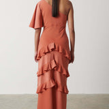 Pretty Lavish Romilly Terracotta Maxi Dress