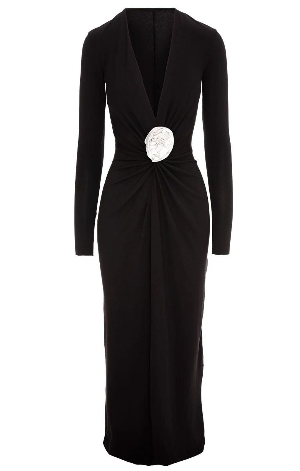 Roserry Mallorca Jersey Maxi Dress in Black