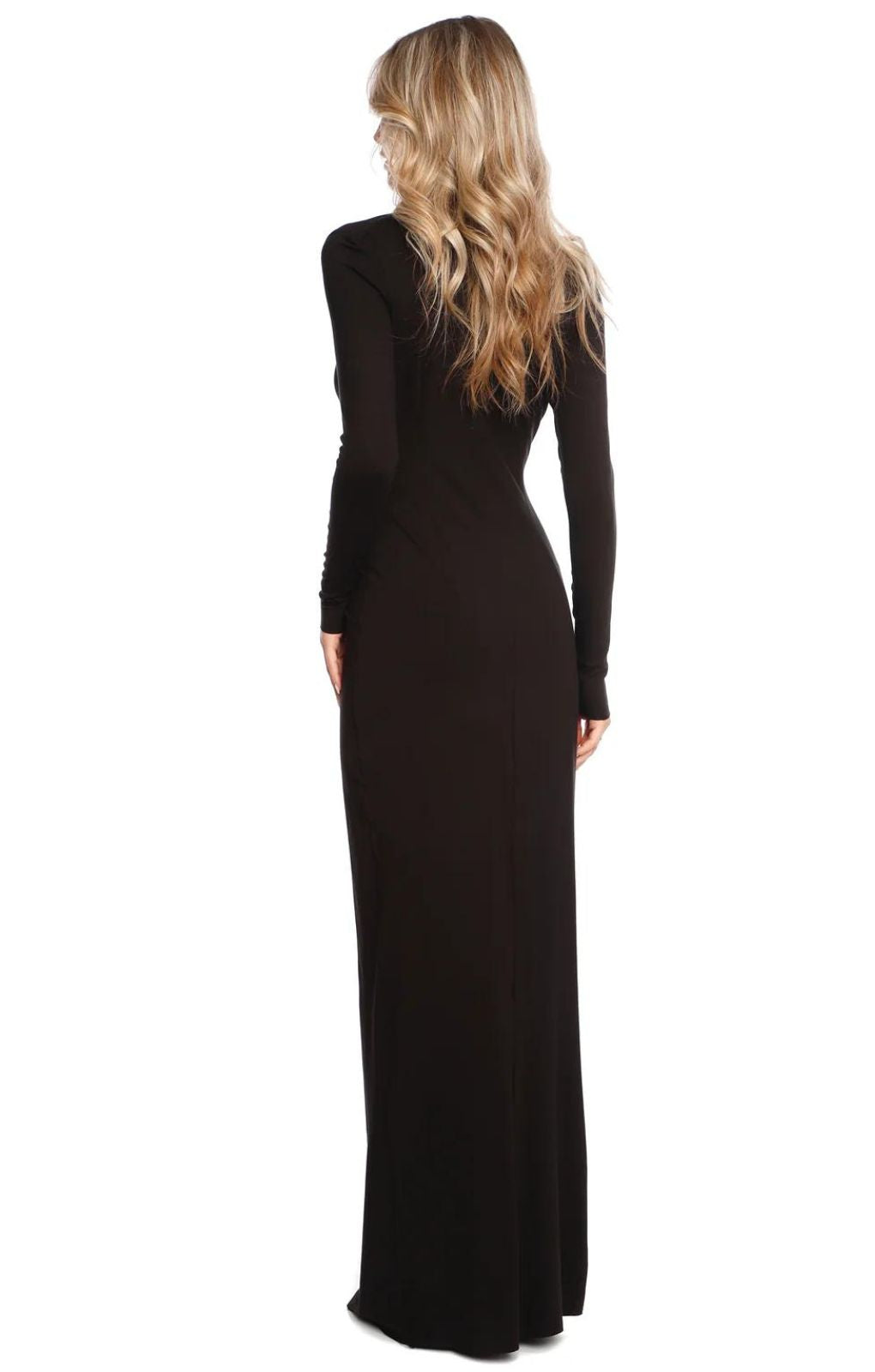Roserry Mallorca Jersey Maxi Dress in Black