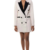 Runaway The Label Beige Zoe Blazer Dress