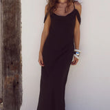 Runaway The Label Lavoni Black Maxi Dress