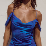 Runaway The Label Lavoni Blue Maxi Dress