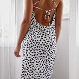 Runaway The Label Monochrome Slip Dress