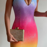 Runaway The Label Rainbow Malibu Mini Dress