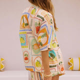 Seven Wonders Sola Short in Agata Print