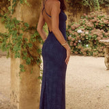 Runaway The Label Tasmin Maxi Dress - Navy