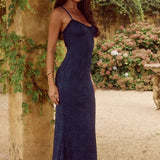 Runaway The Label Tasmin Maxi Dress - Navy