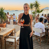 Runaway the Label Rafina Black Cut Out Maxi Dress