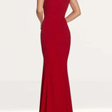 Dress The Population Sandra Maxi Dress in Garnet