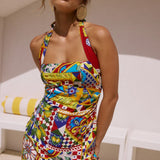 Seven Wonders Aera Phaedra Print Mini Dress