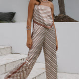 Seven Wonders Milani Chocolate Geometric Trousers