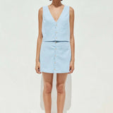 Seven Wonders Stella Vest in Sky Blue