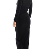 Ebay Only  Miss Selfridge Petite Long Sleeve Scoop Neck Maxi Dress In Black UK 6 – tops by Miss Selfridge, available to rent from Hirestreet