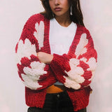 Kiwi & Co Candy Cane Kisses Cardigan