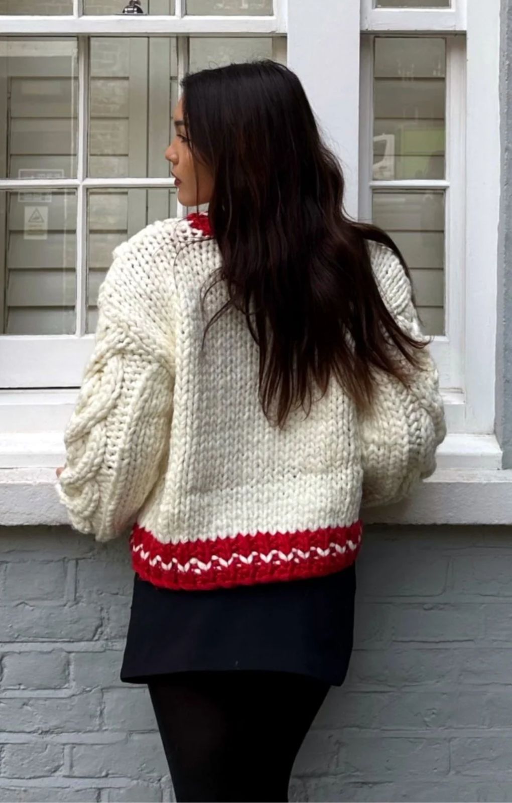 Kiwi & Co Red Velvet Pleated Jumper