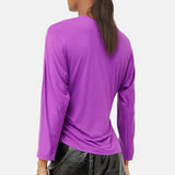 Jigsaw Silk Front Ruched Waist Top Pink