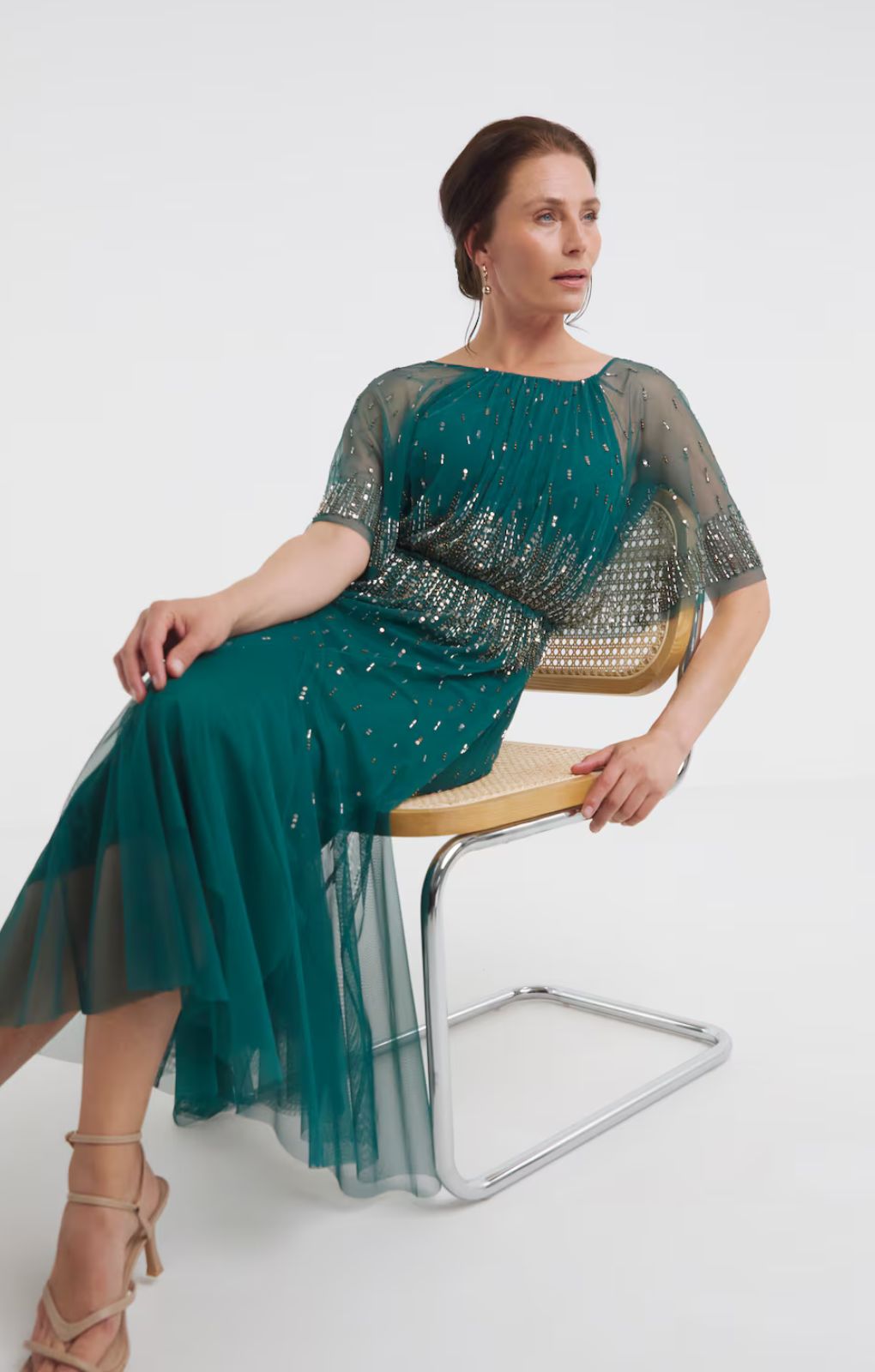 Rent Simply Be Joanna Hope Deep Green Sequin Maxi Dress | Hirestreet Rent Simply Be Joanna Hope Deep Green Sequin Maxi Dress | Hirestreet