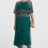 Simply Be Joanna Hope Deep Green Sequin Maxi Dress