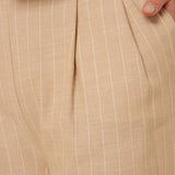 Nobody's Child Cream Pinstripe Tailored Trousers