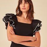 Nobody's Child Frill Shoulder Top