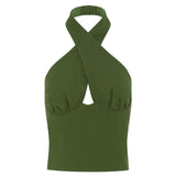 Runaway The Label Tanzia Top in Khaki