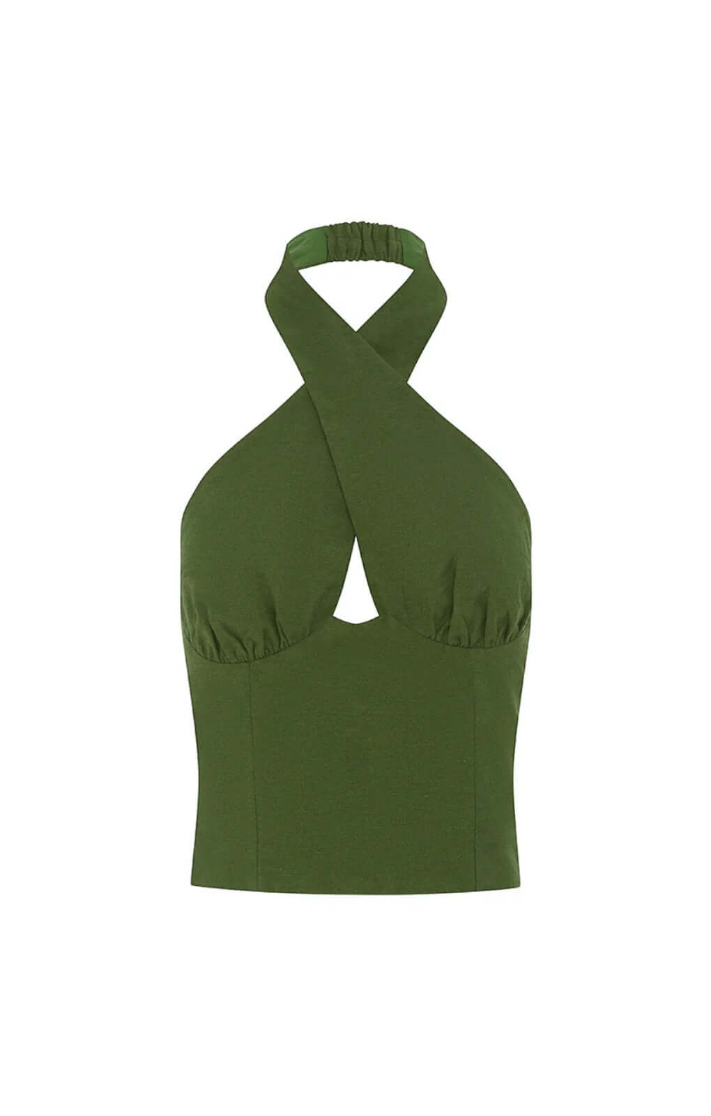 Runaway The Label Tanzia Top in Khaki