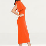 Dress The Population Tiffany One Shoulder Poppy Midi Dress