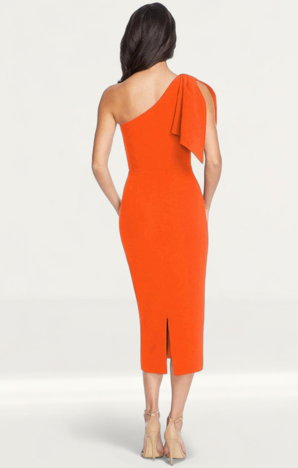 Dress The Population Tiffany One Shoulder Poppy Midi Dress