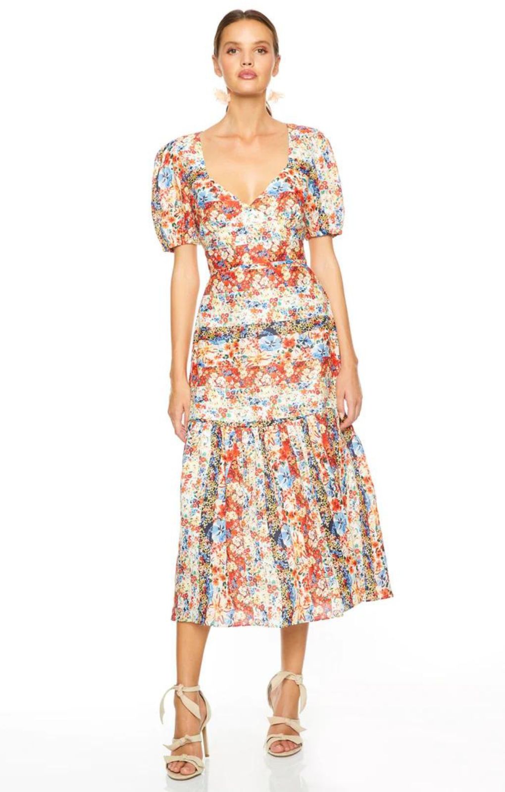 Old Tiralahilacha Halia Midi Skirt Vichy Print