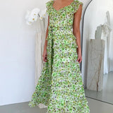 Talulah Petula Green Midi Dress