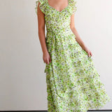 Talulah Petula Green Midi Dress