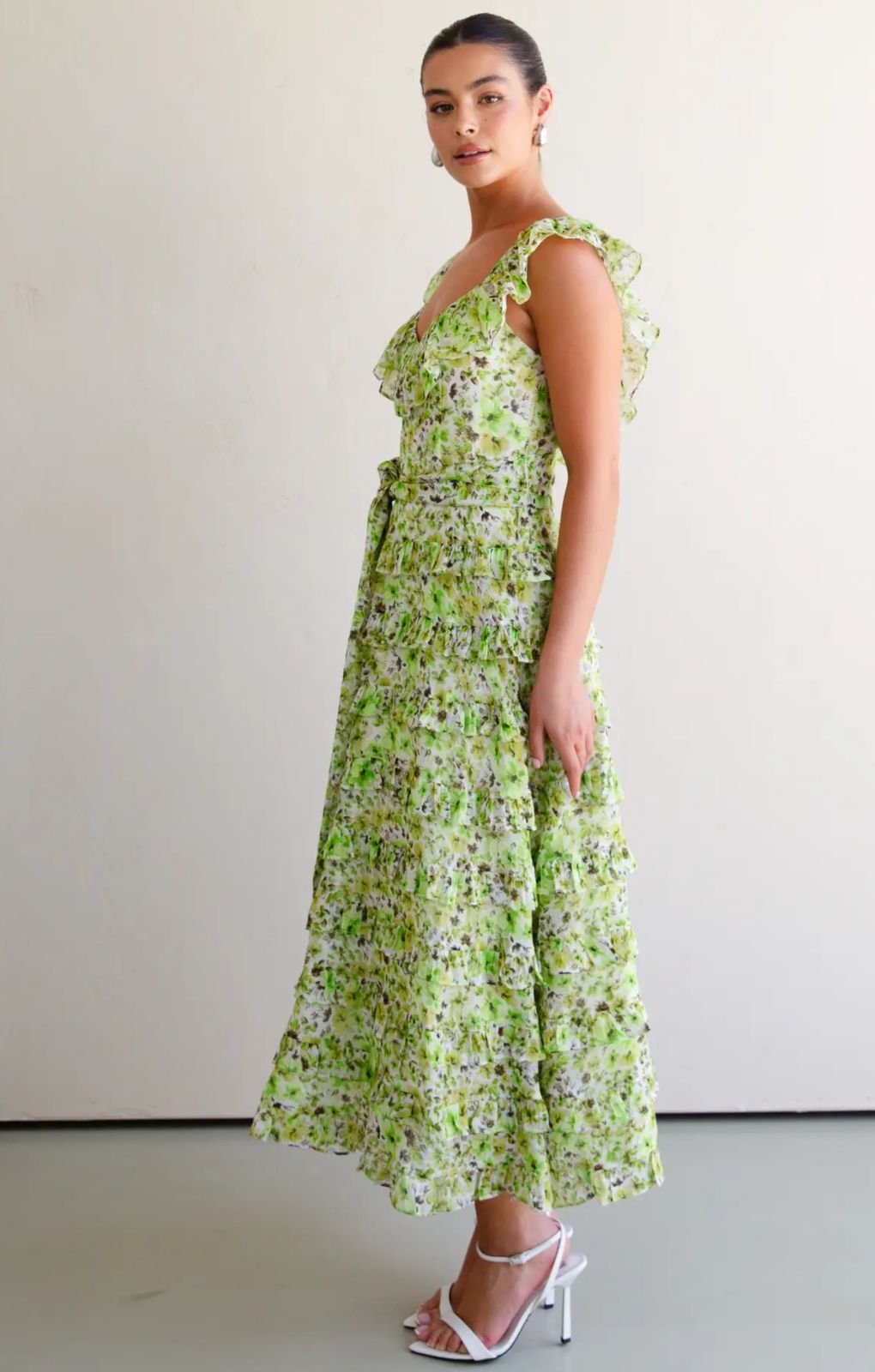 Talulah Petula Green Midi Dress
