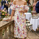 Talulah Floral Tea Time Midi Dress