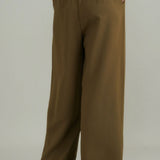 Nobody's Child Tie Waist Wide Leg Trouser