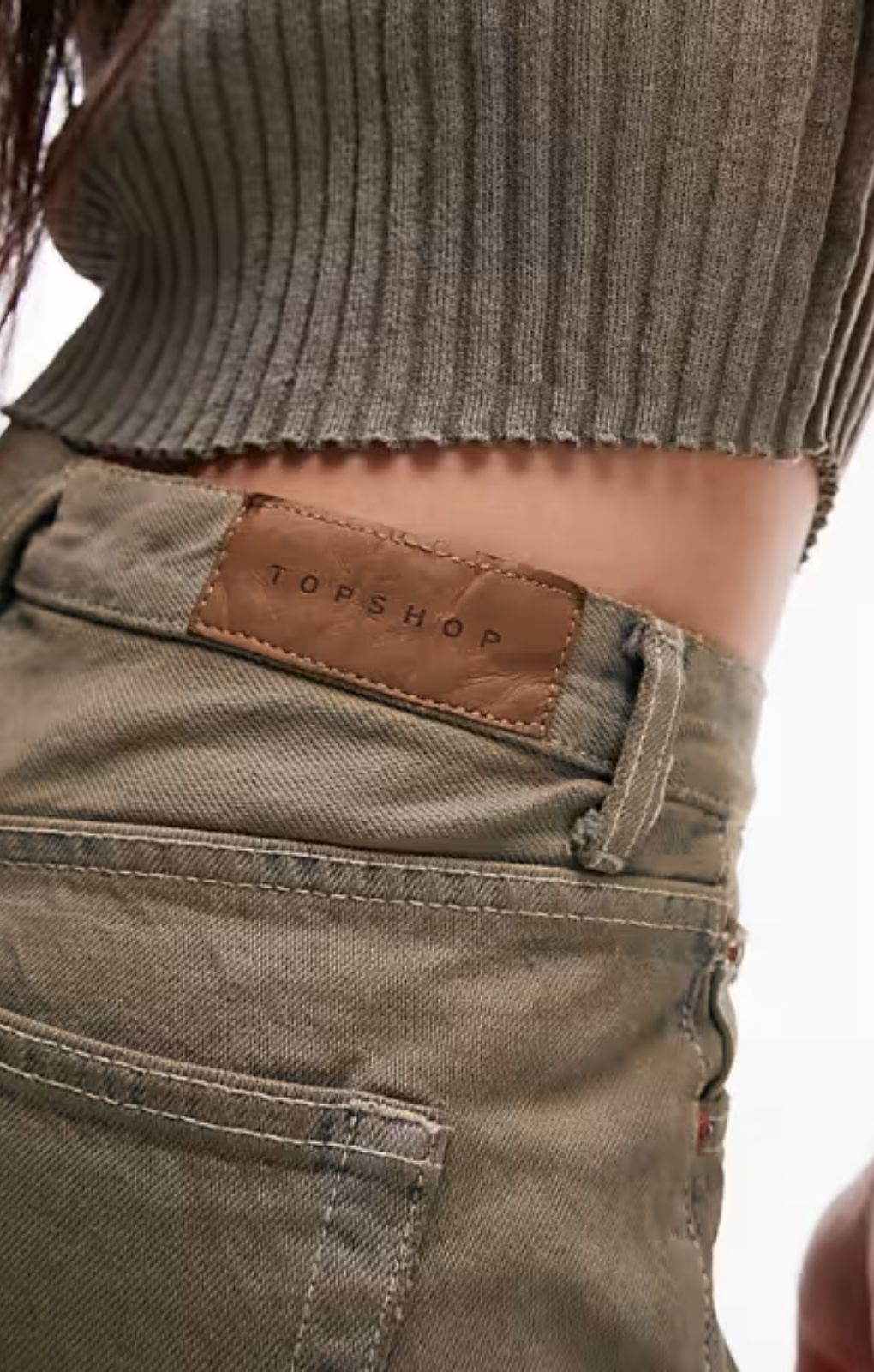 Topshop Editor High Rise Straight Jean In Twilight