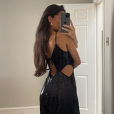 Topshop Embellished Cut Out Jumpsuit In Black