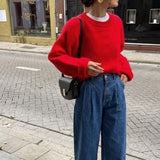 Glamorous True Blue Wide Leg Barrel Denim Jeans