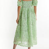 True Decadence Amelia Bardot Bust Cup Midi Dress - Sage Green