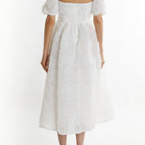 True Decadence Amelia Bardot Bust Cup Midi Dress - White