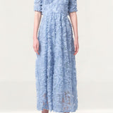 True Decadence Amelia Blue Bustier Midi Dress