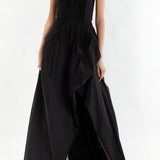 True Decadence Emma Hi-Low Hem Maxi Dress - Black