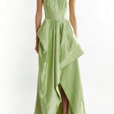 True Decadence Emma Hi-Low Hem Maxi Dress - Soft Green