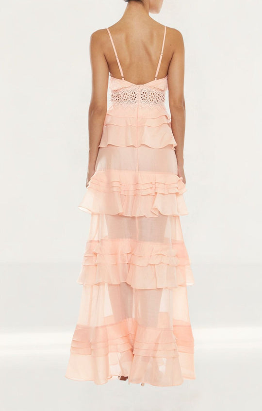 Crystal & Pearl Decadence White Communion Dress (Ruffle Skirt)