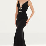 Dress The Population Viola Black Maxi Dress