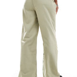 Vans Alder Relaxed Pleated Trousers in Light Tan