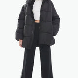 Vero Moda Luxe Oversized Puffer Coat in Black