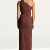 Vesper Wren Chocolate Maxi Dress