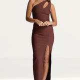 Vesper Wren Chocolate Maxi Dress