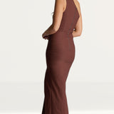 Vesper Wren Chocolate Maxi Dress