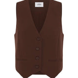 Seven Wonders Winslet Vest in Chocolate
